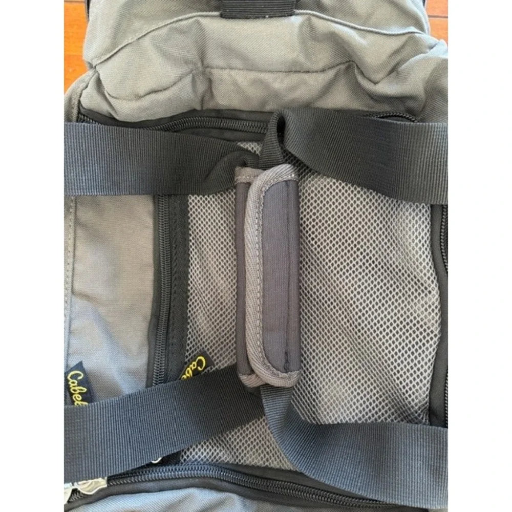 Cabela's Gray Cath All Gear Bag Duffel Hunting Range Travel Shoulder Strap Large
